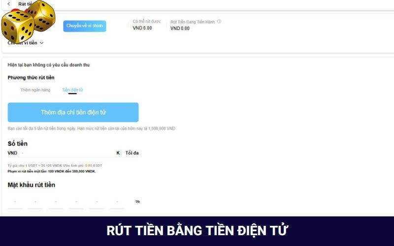 Hình thức rút bằng tiền điện tử mới lạ